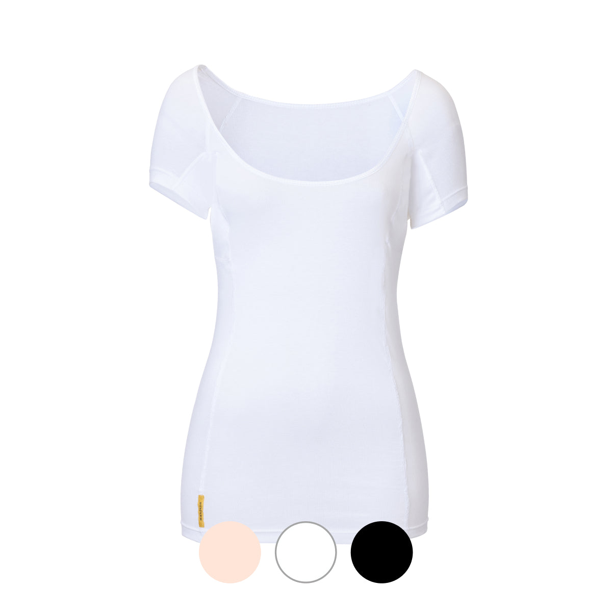 Women U-modern shirt with highly absorbent underarm sweat protection and premium finish