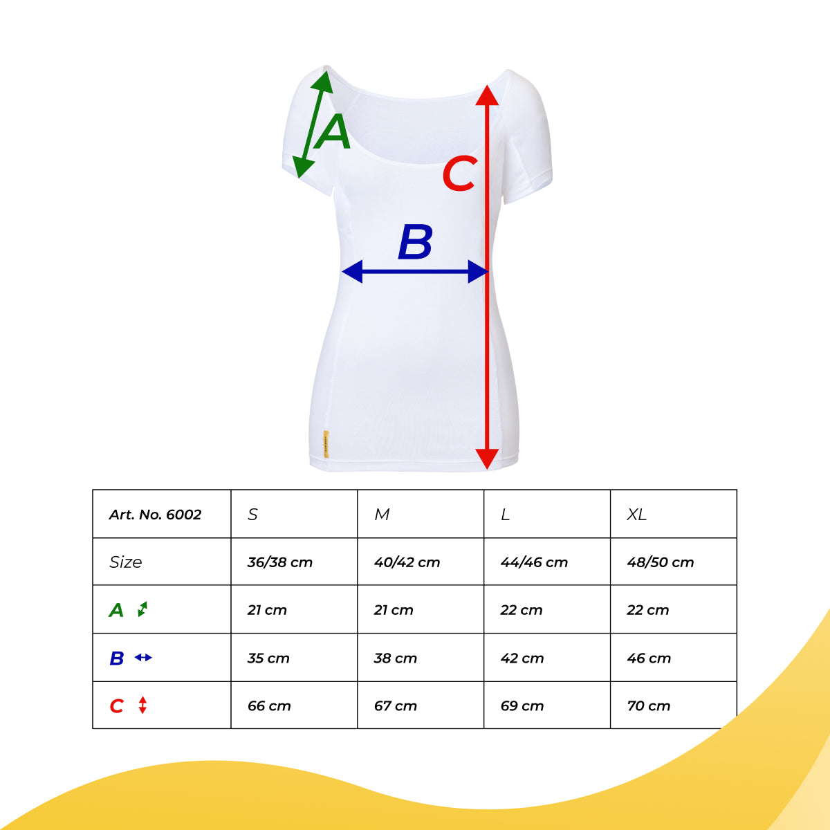 Women U-modern shirt with highly absorbent underarm sweat protection and premium finish