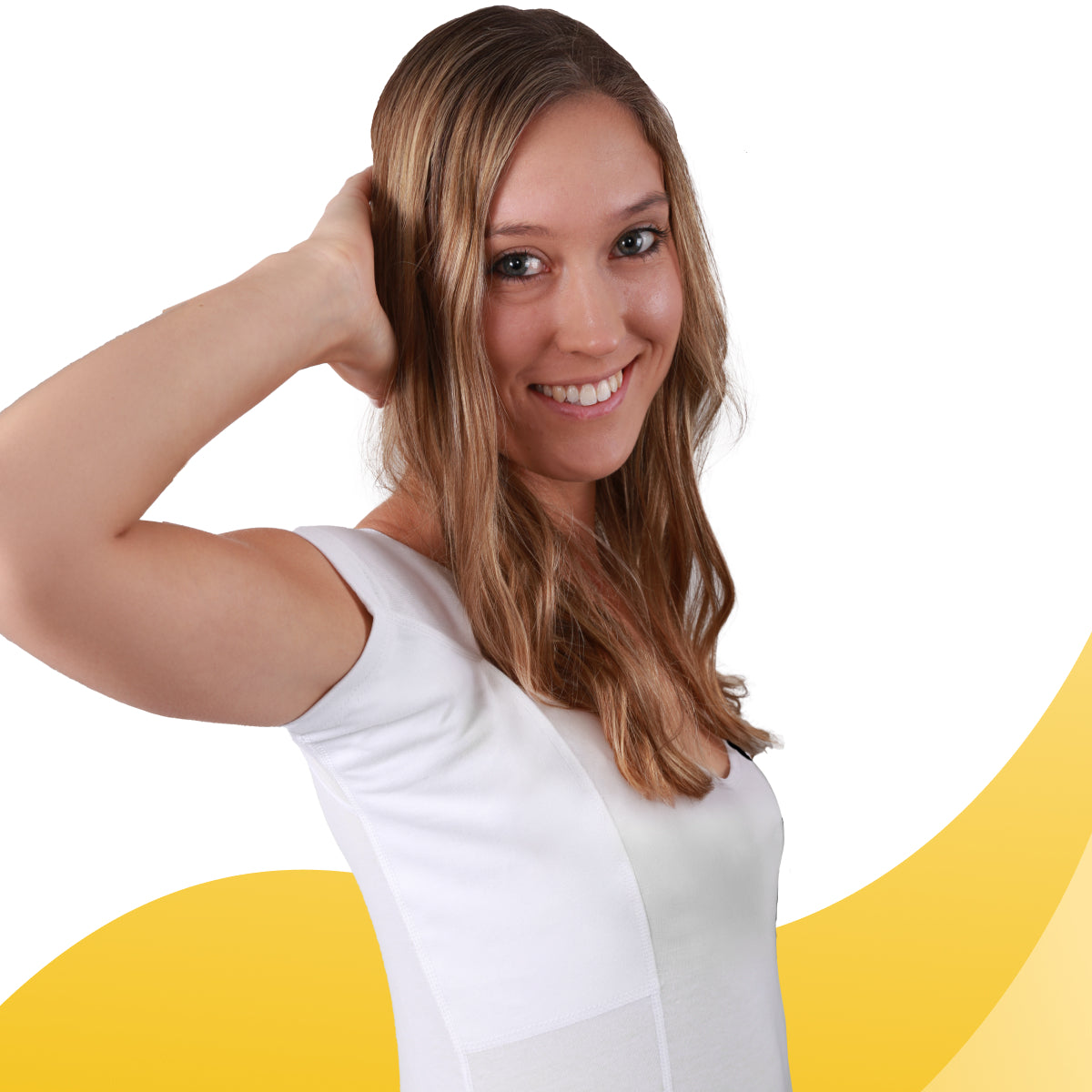 Women U-modern shirt with highly absorbent underarm sweat protection and premium finish