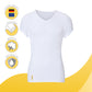 Men's V-classic shirt with high-quality absorbent underarm protection