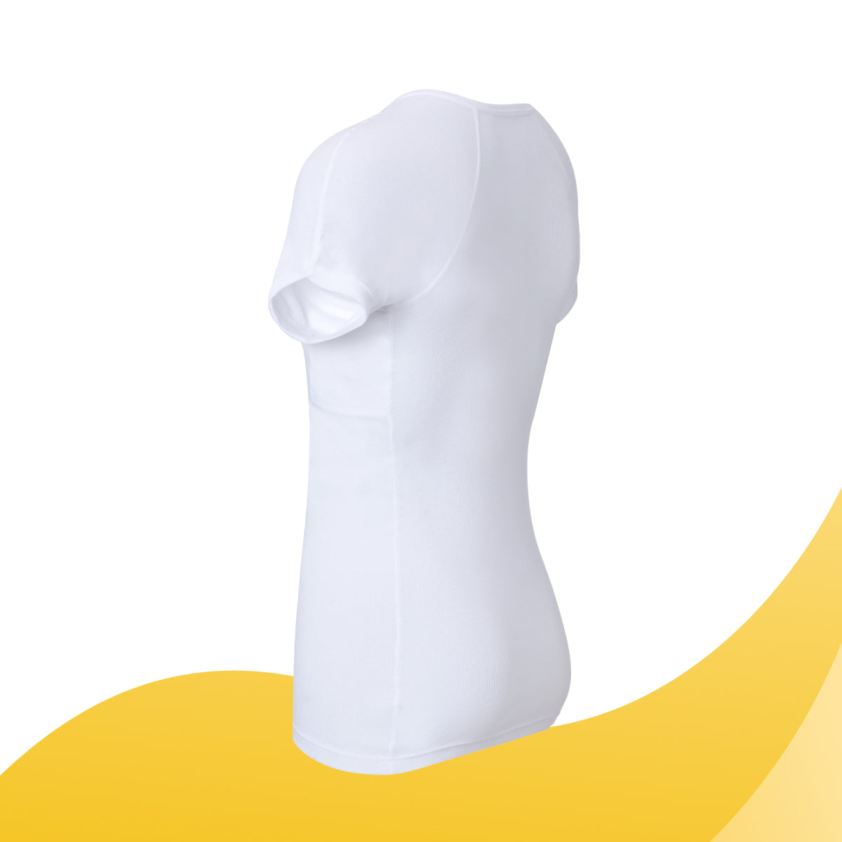 Men's V-classic shirt with high-quality absorbent underarm protection