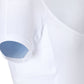 MANJANA® Women V-modern Shirt - integrated underarm sweat protection White