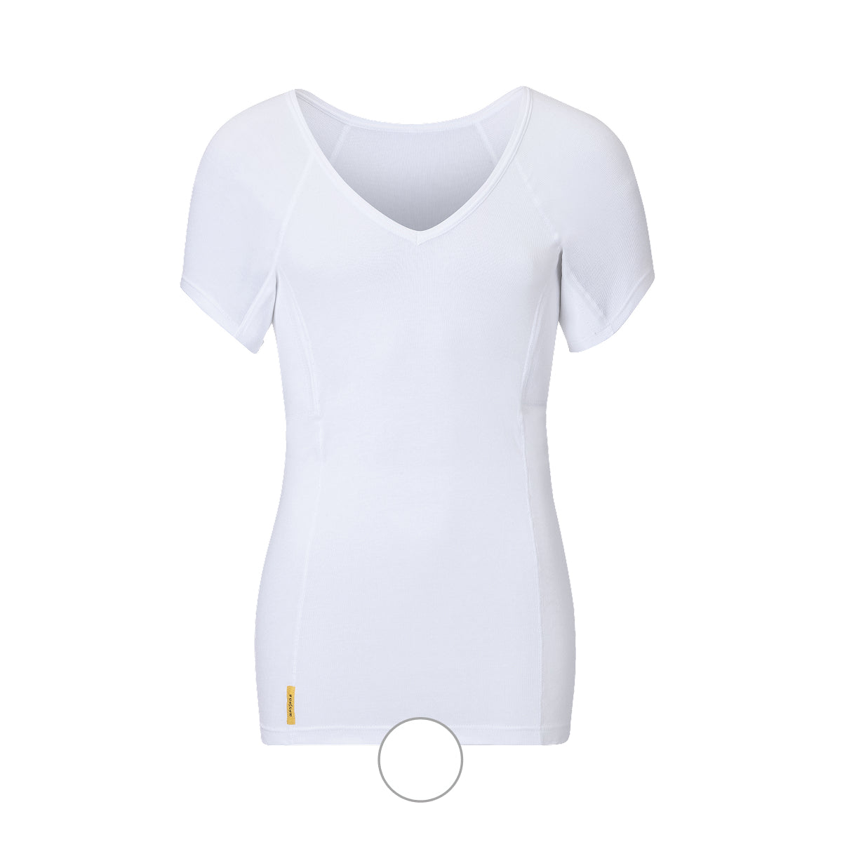 Men's man-V-classic-PLUS shirt with high-quality absorbent underarm sweat protection