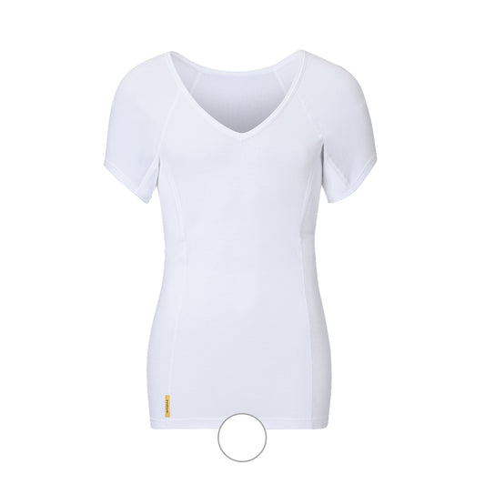 Men's man-V-classic-PLUS shirt with high-quality absorbent underarm sweat protection