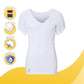 Men's man-V-classic-PLUS shirt with high-quality absorbent underarm sweat protection