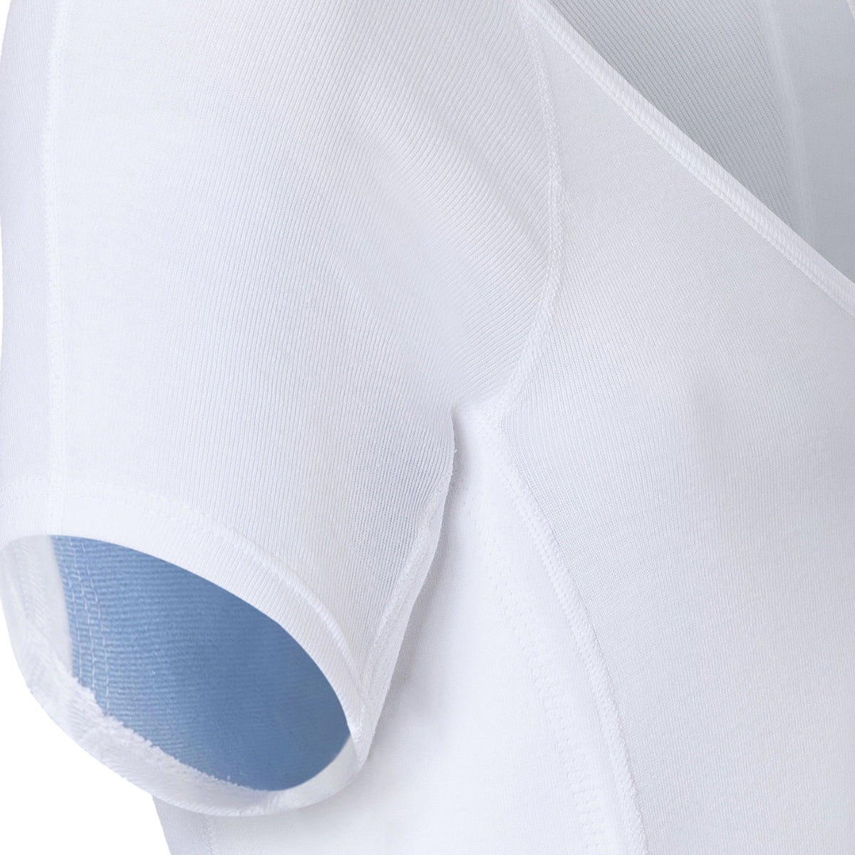Men's man-V-classic-PLUS shirt with high-quality absorbent underarm sweat protection